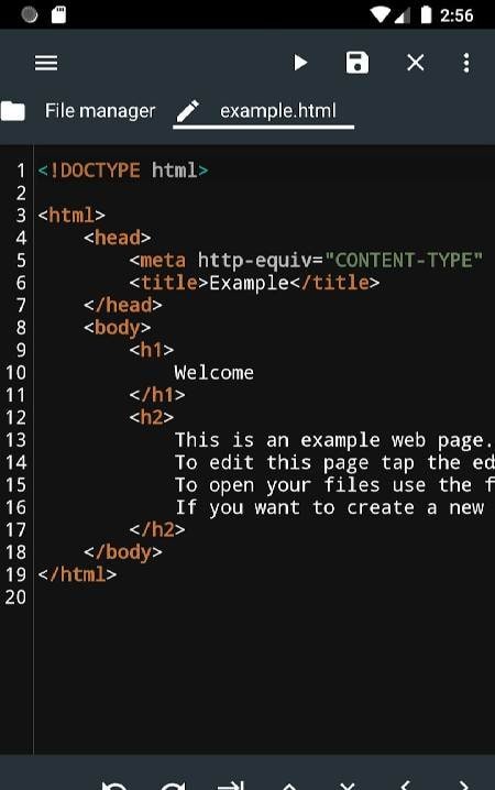 Html Editor screenshot 1
