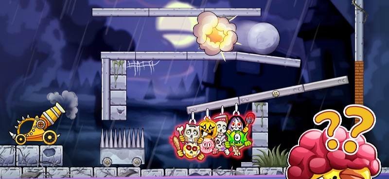 Crush the Monsters: Cannon Game screenshot 2