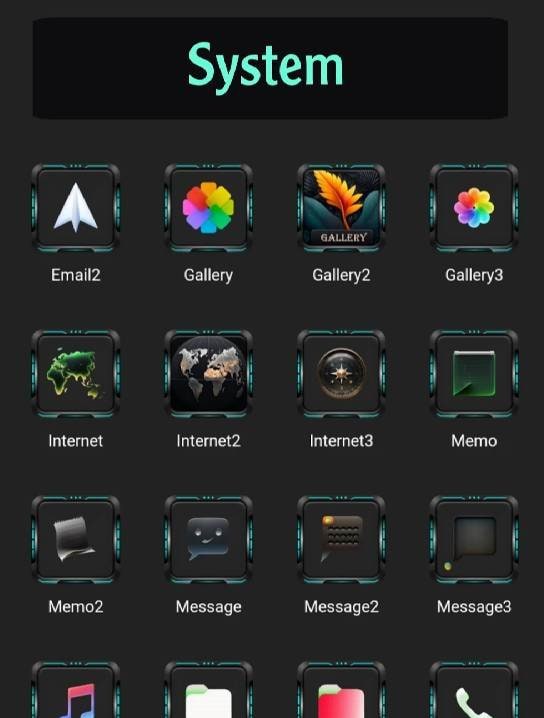 Dark Dream : Icon Pack screenshot 1