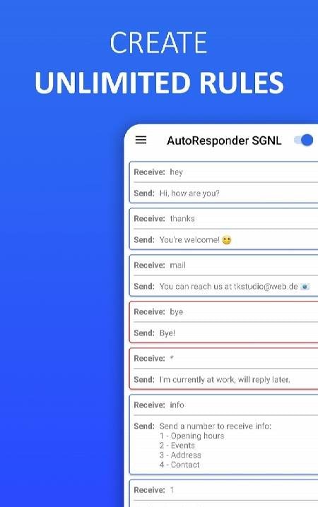 AutoResponder for Signal screenshot 3