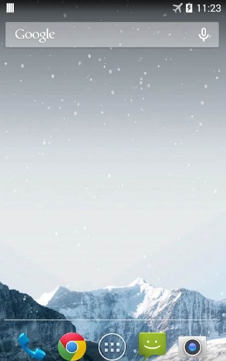 Snow Mountain Live Wallpaper screenshot 1