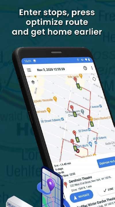Multi Stop Route Planner screenshot 1