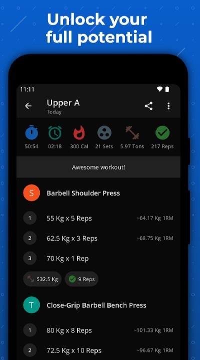 Progression - Workout Tracker screenshot 2