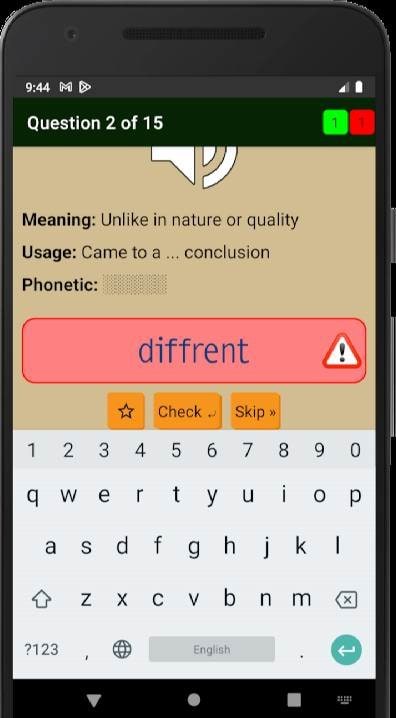 Spelling Master: Spell & Vocab screenshot 3