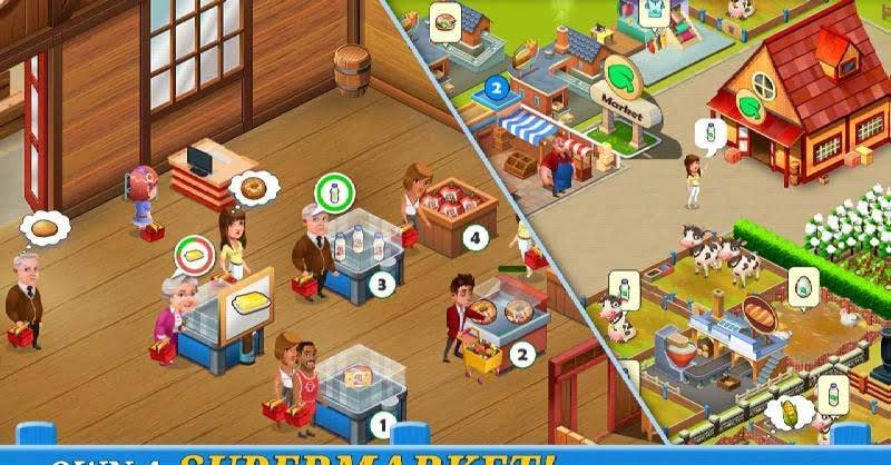 Supermarket City: Farming Game screenshot 1
