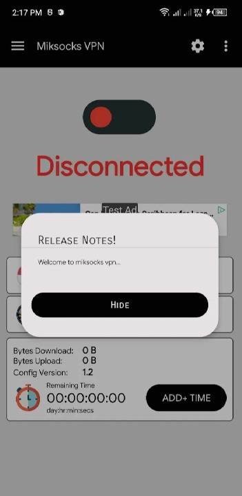 MikSocks VPN screenshot 2