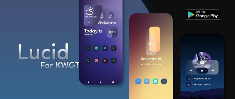 Lucid For KWGT preview image 1