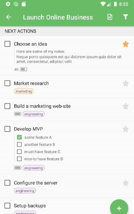 Everdo: to-do list and GTD® app screenshot 1