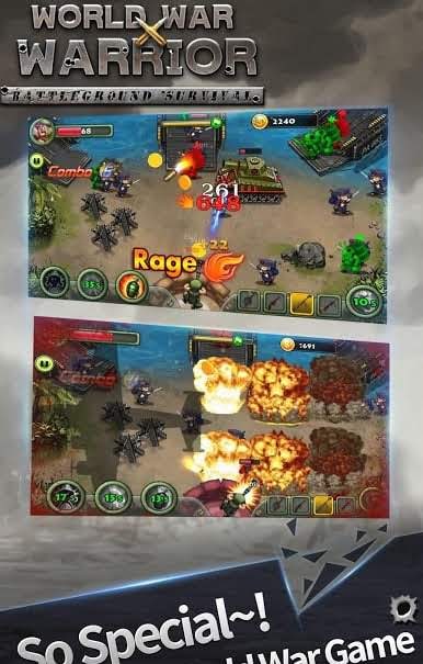 World War Warrior - Battleground Survival screenshot 1