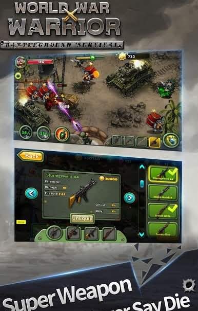 World War Warrior - Battleground Survival screenshot 3