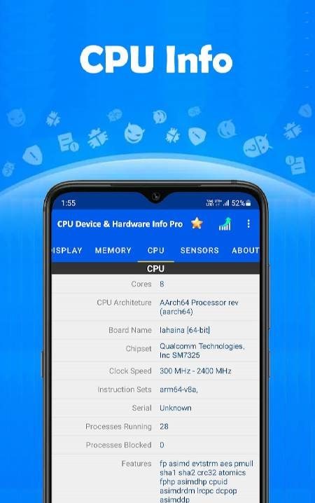 CPU Device & Hardware Info Pro screenshot 1