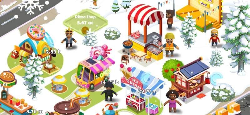 Idle Food Stalls Tycoon screenshot 4