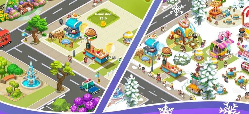 Idle Food Stalls Tycoon screenshot 1