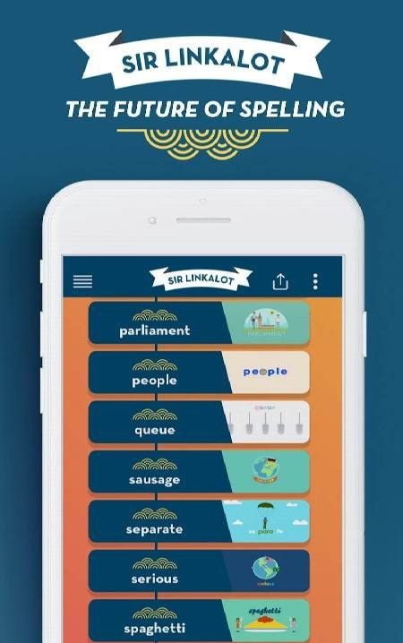 Sir Linkalot Spelling Screenshot 4