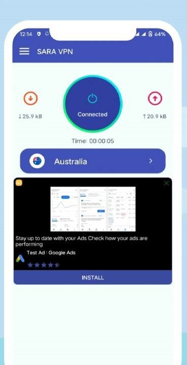 SARA VPN Fast & Secure screenshot 1