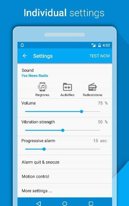 Radio Alarm Clock - PocketBell screenshot 2