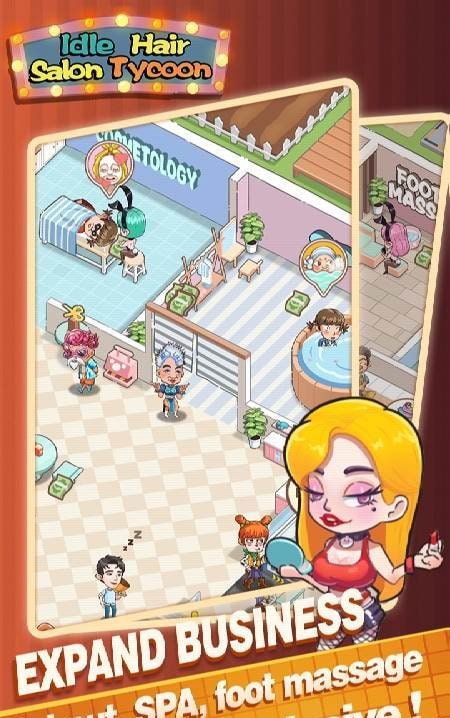 Idle Hair Salon Tycoon screenshot 1