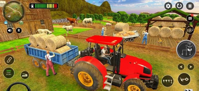 Real Tractor Farming Game 2023 screenshot 3