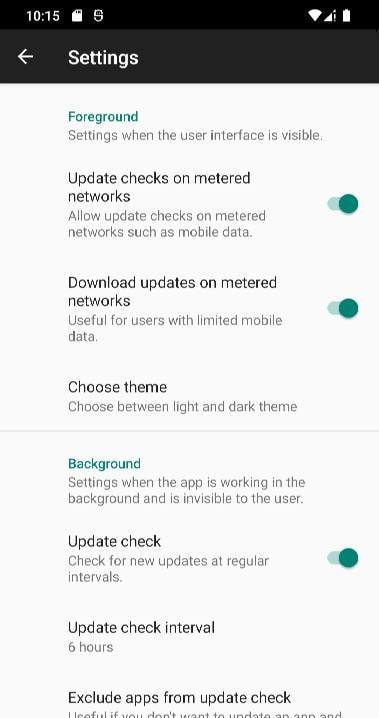 FFUpdater screenshot 2