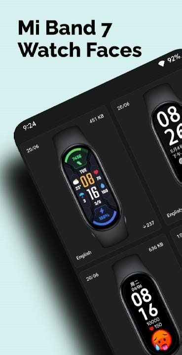 Mi Band 7 Watch Faces screenshot 1