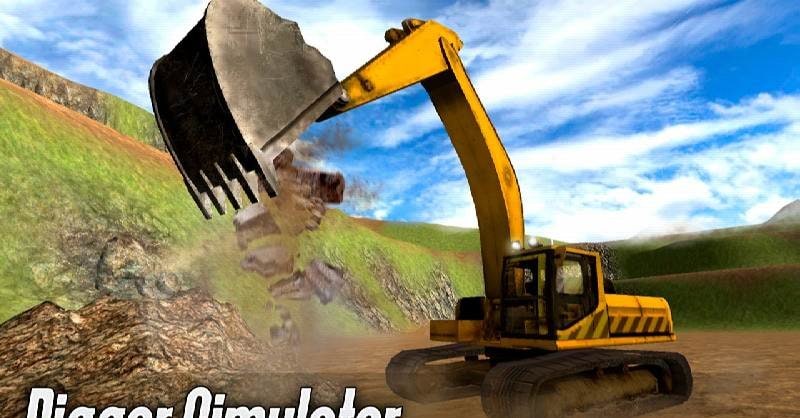 Construction Digger Simulator gameplay screenshot 1