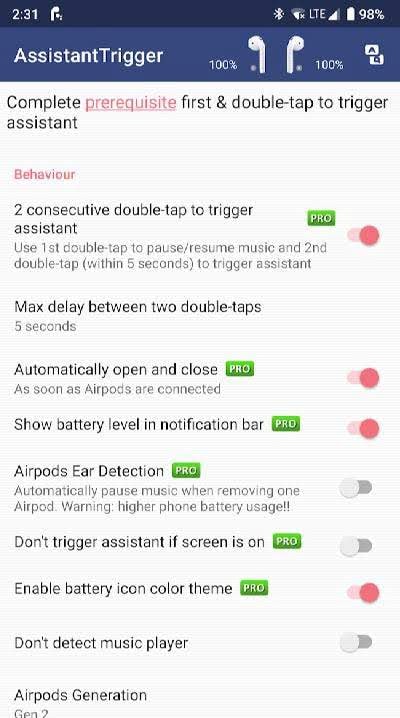 Assistant Trigger screenshot 2