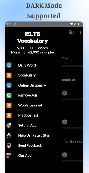 IELTS Vocabulary - 2023 interface preview 1