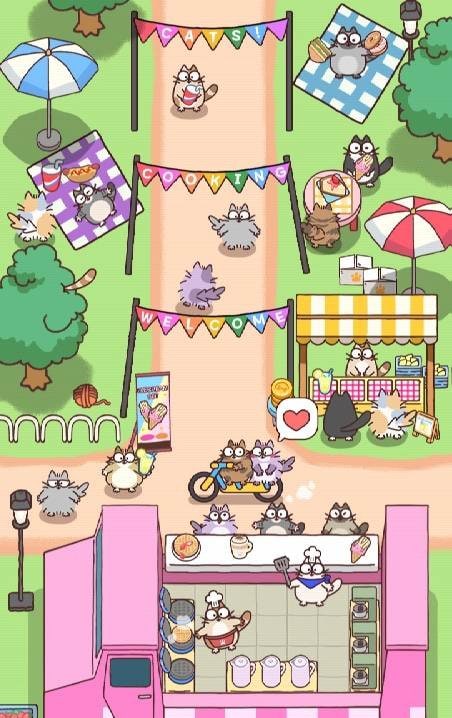 Cooking Cats: Idle Tycoon screenshot 1