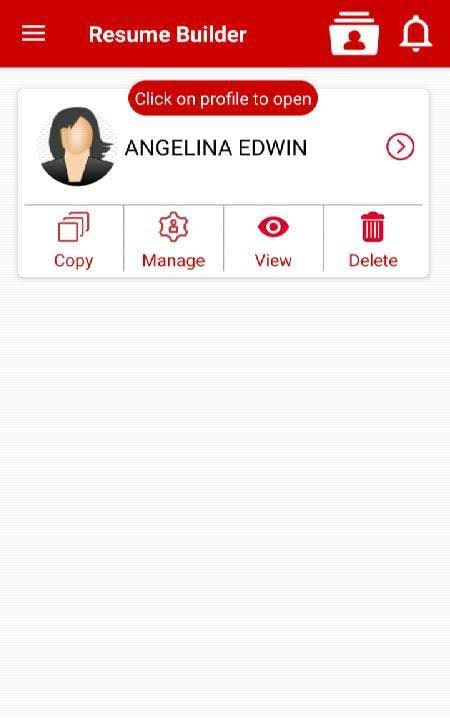 Resume Builder App Free CV Maker & PDF Templates screenshot 1