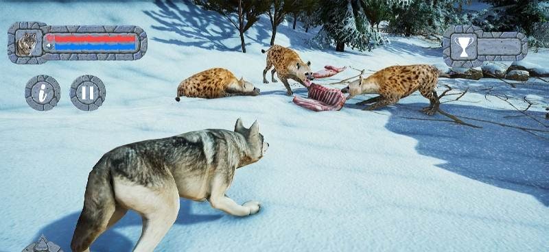 Arctic Wolf Family Simulator screenshot 3
