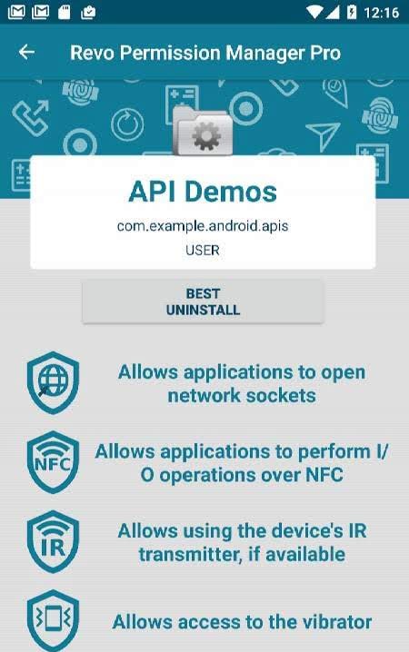 Revo App Permission Manager screenshot 3