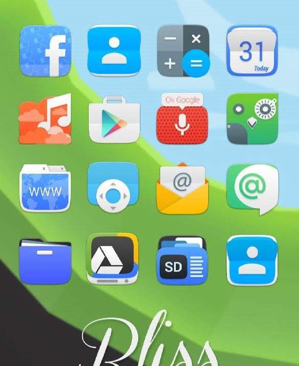 Bliss - Icon Pack screenshot 1