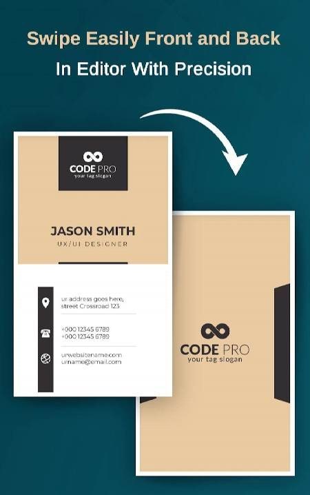VCard : AI Business Card Maker screenshot 3