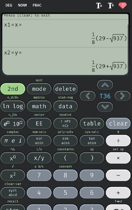 Scientific Calculator 36 Plus screenshot 4