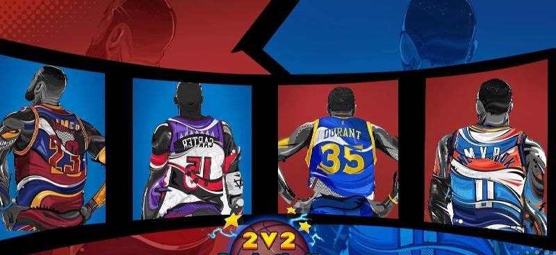 2 VS 2 Basketball Sports screenshot 4