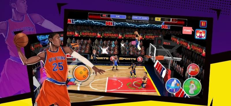 2 VS 2 Basketball Sports screenshot 1