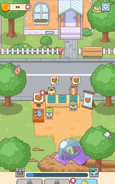 Idle Snack Bar: My Cafe Story gameplay screenshot 2