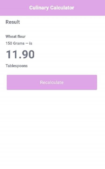 Culinary Calculator screenshot 4