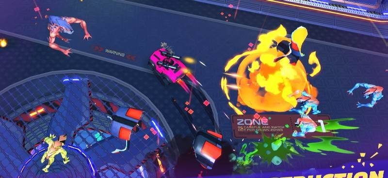 Crimson Wheels: Car Shooter screenshot 4