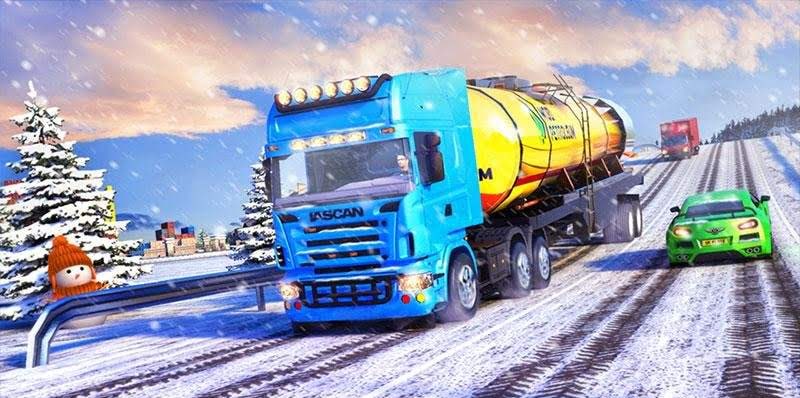 Euro Truck Driving Simulator Transport Truck Games screenshot 3
