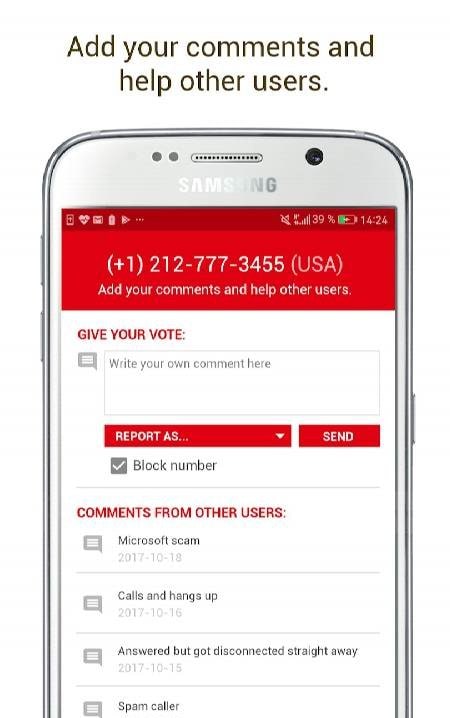 180 - Caller ID & Block screenshot 2