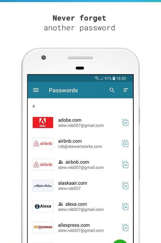 Dashlane Password Manager preview 1