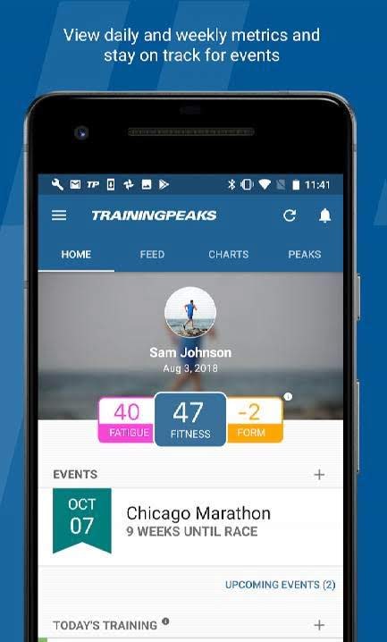 TrainingPeaks screenshot 1