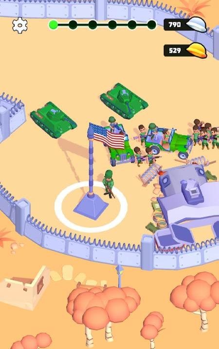 Military Factory: World War 3D gameplay screenshot 1