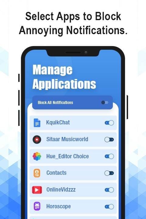 Notification Manager & Blocker screenshot 1