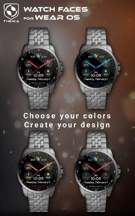 Minimal Analog Watch Face screenshot 1
