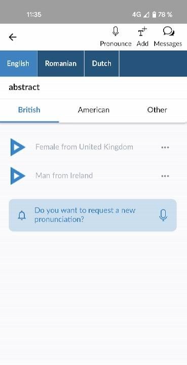 Forvo Pronunciation Guide screenshot 3