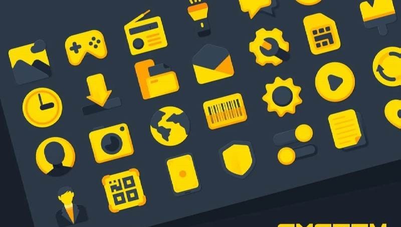 Atom Yellow IconPack screenshot 1