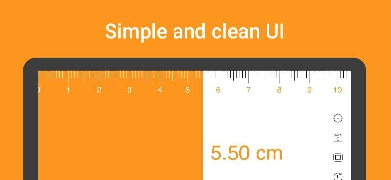 Digital Ruler : Inches & cm screenshot 1