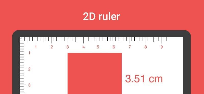 Digital Ruler : Inches & cm screenshot 2